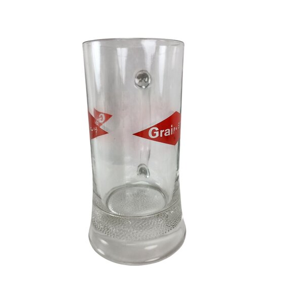 Vintage 1970s Grain Belt Heavy Glass Beer Mug 14oz. - Picture 2 of 6